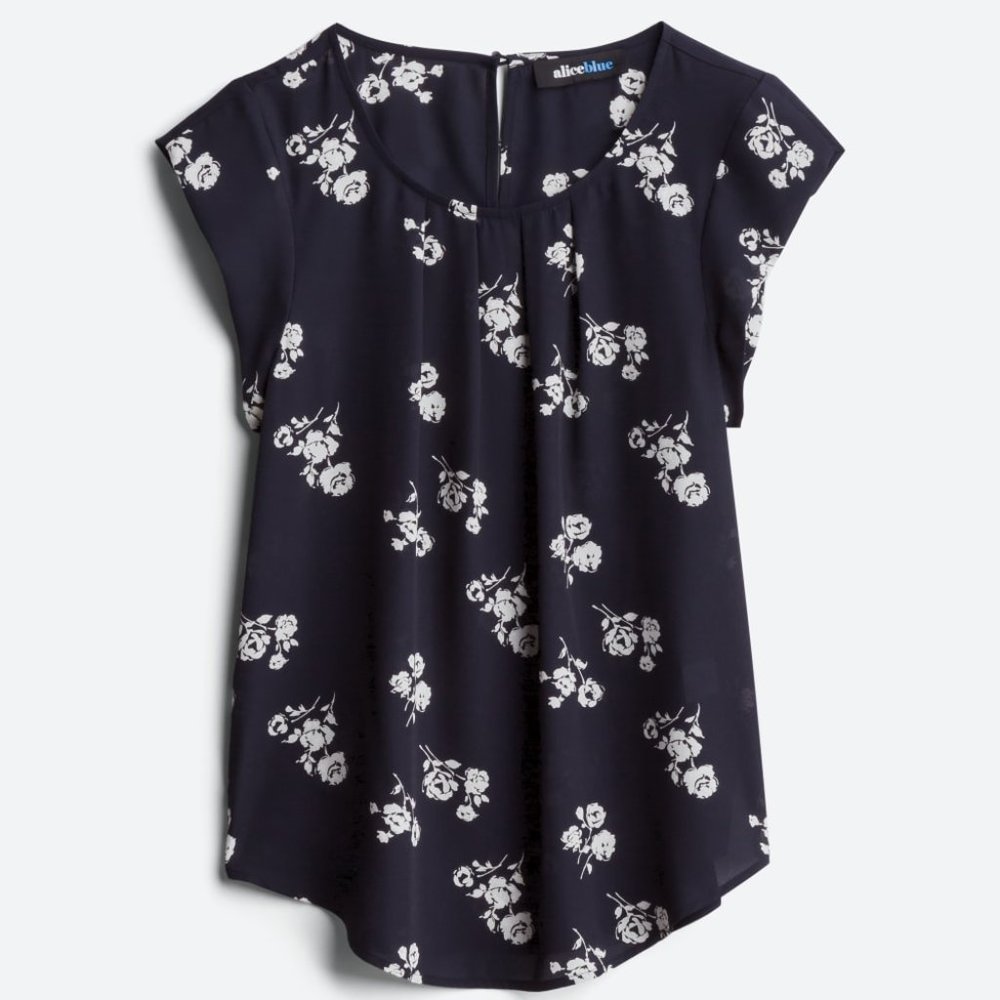 ALICE BLUE Ambriz Pleat Front Detail Blouse